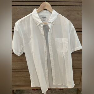 BONOBOS Slim Fit Short Sleeve Button-Up Shirt Size Large